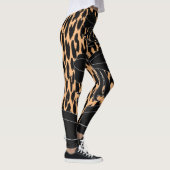 Collants arc noir léopard (Droite)