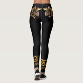 Collants athlétiques siciliens Méduse (Dos)