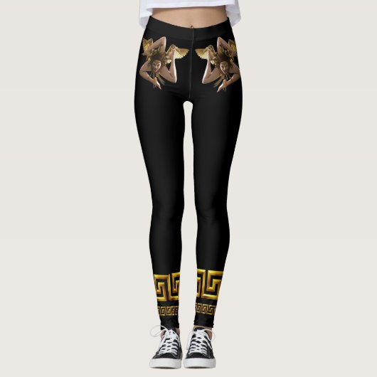 Collants athlétiques siciliens Méduse (Devant)