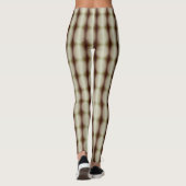 Collants aux teintes marrons et blanches abstraite (Dos)