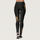 Collants avec impression d'araignée effrayante d'H (Dos)