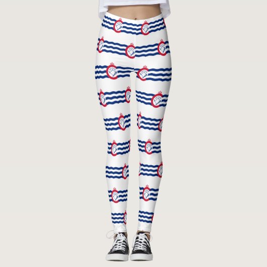 Collants avec le drapeau de Cincinnati, Ohio (Devant)