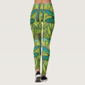Collants avec un motif vibrant de libellule (Dos)