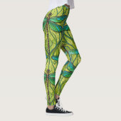 Collants avec un motif vibrant de libellule (Droite)