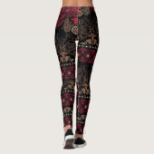 collants beauté rouge & noir (Dos)