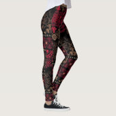 collants beauté rouge & noir (Droite)