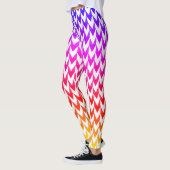 Collants blancs aux formes colorées abstraites (Gauche)