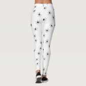 Collants blancs remplis d'araignées noires (Dos)