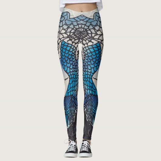 Collants Bleu Poisson (Devant)