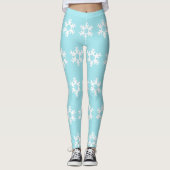 COLLANTS BLEUS DE FLOCON DE NEIGE (Devant)
