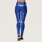 Collants bleus en pause (Dos)