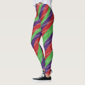 Collants bonbon canne 3 couleurs (Gauche)