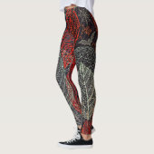 Collants botaniques d'Halloween avec citrouilles e (Gauche)