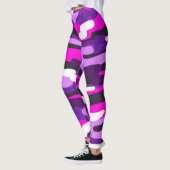 Collants camouflage violet (Gauche)