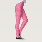 Collants carreaux roses affichés devant et derrièr (Droite)