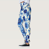 collants cascade de fleur bleue (Gauche)