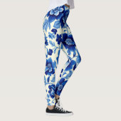 collants cascade de fleur bleue (Droite)