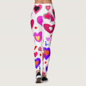 Collants coeurs colorés (Dos)