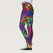 Collants colorés amusants et élégants (Gauche)