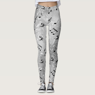 collants colorés notes élégantes motif tendance br
