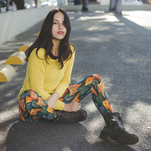 Collants Colorés pour Chats Branchés