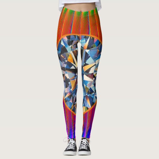 Collants colorés vibrants et confortables (Devant)