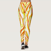 Collants Cosmic Galaxy – Motif d'art spatial néon (Dos)