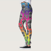 Collants Crâne de Sucre Arc-en-Ciel (Gauche)