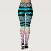 Collants crâne fou et étoile (Dos)