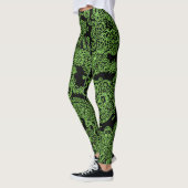 Collants crâne vert et noir (Gauche)