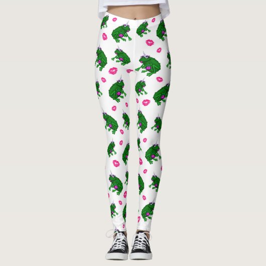 Collants Dames Grenouilles Et Baisers (Devant)