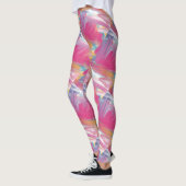 Collants d'art à impression de coup de pinceau bru (Gauche)