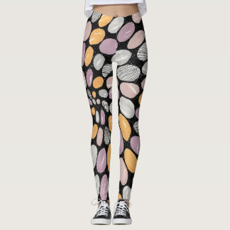 Collants d'art abstrait dessinés à la main