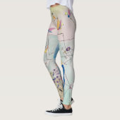 Collants d'art colorés "Récolte des oiseaux" (Gauche)