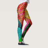 Collants d'art de cercles abstraits colorés (Droite)