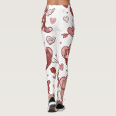Collants de chat de la Saint-Valentin mignons (Dos)
