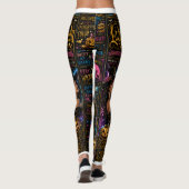 Collants de collage de sorcière de dame de Hallowe (Dos)