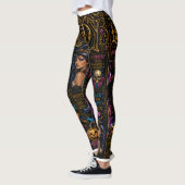 Collants de collage de sorcière de dame de Hallowe (Gauche)