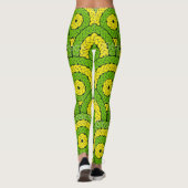 Collants de corde tropicale citron-vert (Dos)