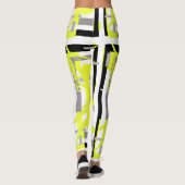 Collants de couleur pastel jaune gris Art Abstrait (Dos)