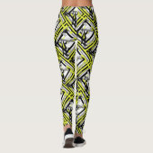 Collants de couleur pastel jaune gris Art Abstrait (Dos)