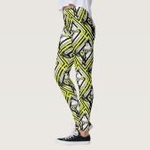 Collants de couleur pastel jaune gris Art Abstrait (Gauche)