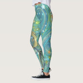 Collants de fantaisie de sirène avec étincelles (Gauche)