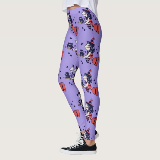 Collants de Halloween de sorcière mignonne (Gauche)