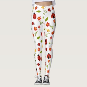 Collants de jardin floraux rouge marguerite coccin