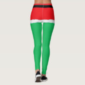 Collants de lutin vert de Noël (Dos)