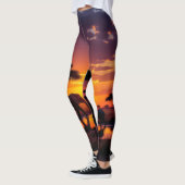 Collants de majesté du coucher de soleil africain (Gauche)