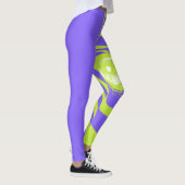 Collants de mode à motif zèbre néon (Droite)