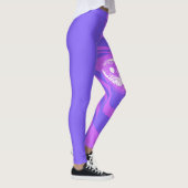 Collants de mode à motif zèbre néon (Droite)
