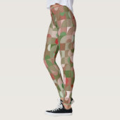 Collants de Noël géométriques Groovy Boho Mod Rétr (Gauche)